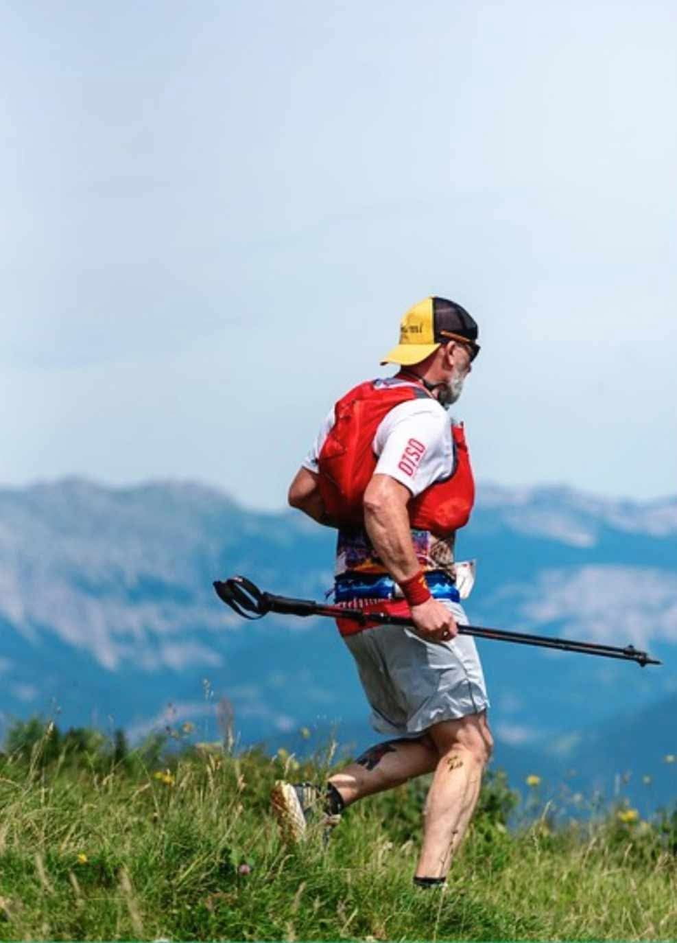 homme lors d'un trail